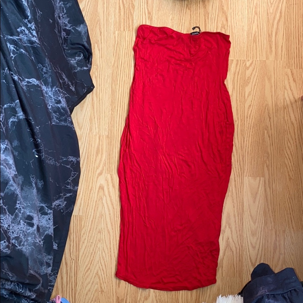 strapless dress